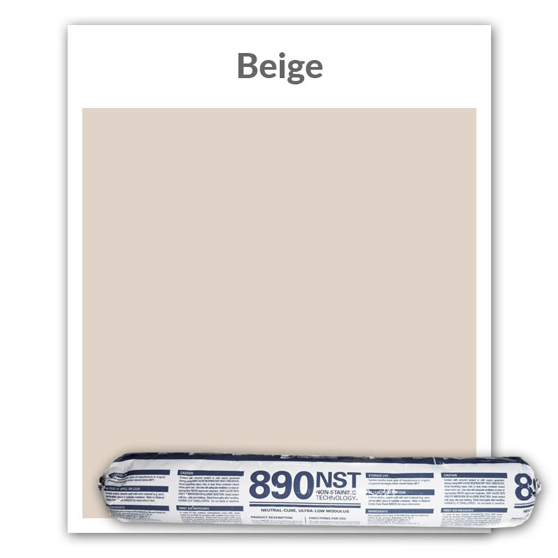 Pecora 890NST Silicone Sealant 20-oz., Beige
