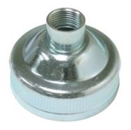 Albion 2" Threaded Steel Front Cap for Standard Metal Nozzles
