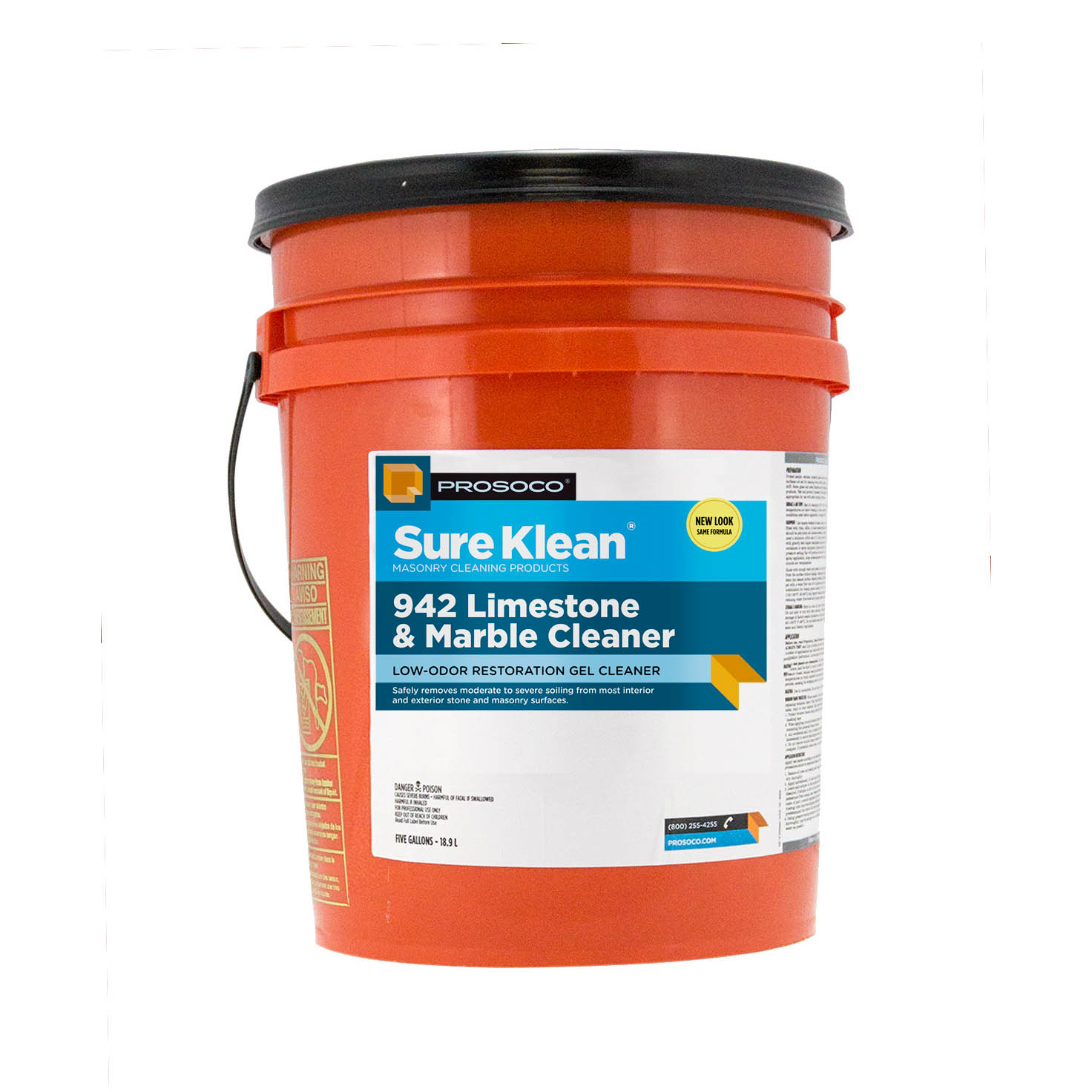 Prosoco Sure Klean® 942 Limestone and Marble Cleaner, 5-gal.