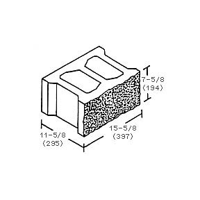 12" Standard Rockface Block - IWR