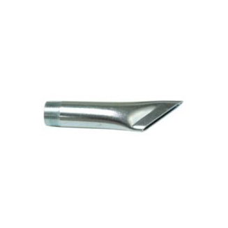 Albion Jumbo Bevel End Metal Nozzle, 1/8" x 1 1/2" Flat Ribbon Bead