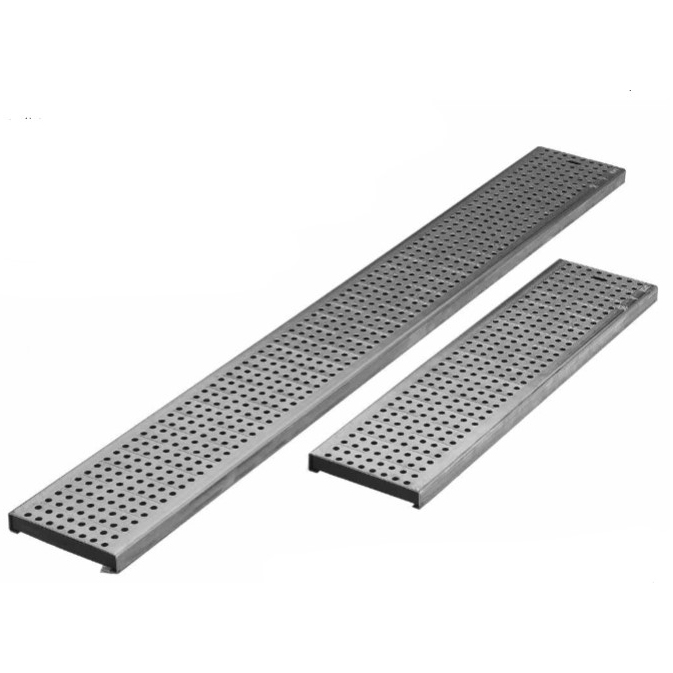 ACO 453Q Perforated Slotted Grate .5M, Stainless Steel