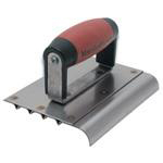 Marshalltown 6"x5" Stainless Steel Safety Edger, DuraSoft® Handle