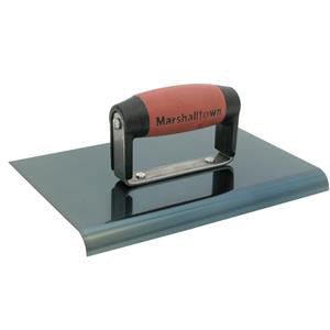 Marshalltown 6"X4" Blue Steel Edger, DuraSoft® Handle