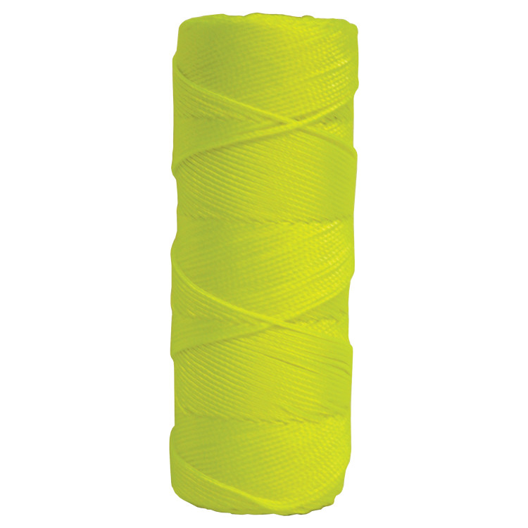 Stringliner Fluorescent Green 500-ft. Braided Construction Line #18 Nylon